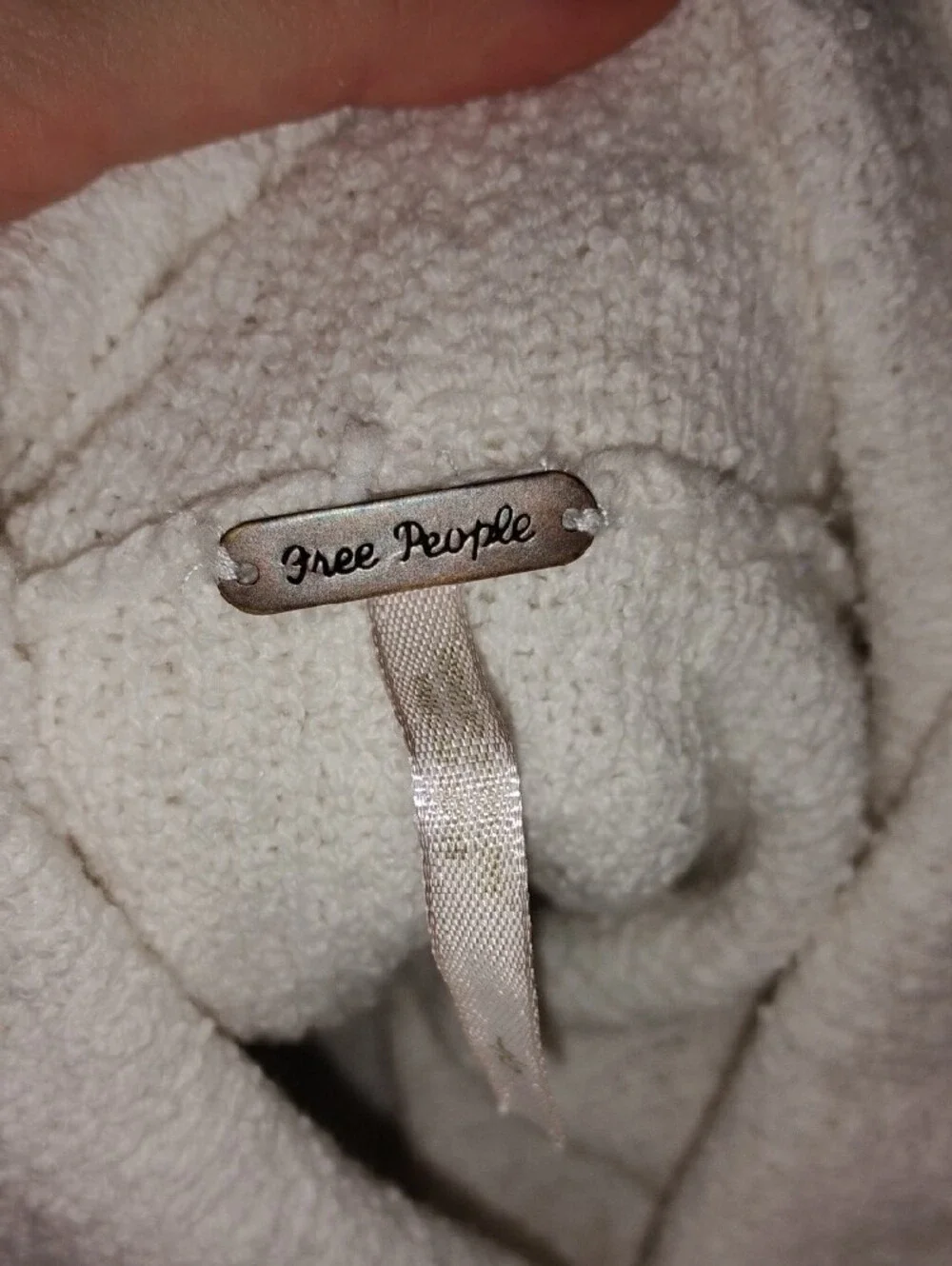Free People Cream Pull Over